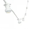 LOTTI - Guirlande guinguette câble blanc 5m 16 douilles e27 connectable 230v luxa professionnelle lotti