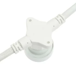 LOTTI - Guirlande guinguette câble blanc 5m 16 douilles e27 connectable 230v luxa professionnelle lotti