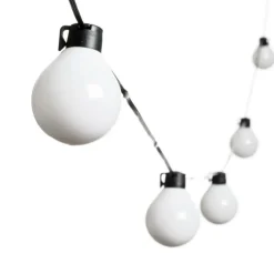 LOTTI - Guirlande guinguette électrique câble avec led illuminées 25 globes blanc chaud lotti