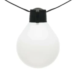LOTTI - Guirlande guinguette électrique câble avec led illuminées 25 globes blanc chaud lotti
