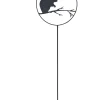 LOUIS MOULIN - Déco de jardin à piquer en forme d'ecureuil - 35x122,5cm - anthracite