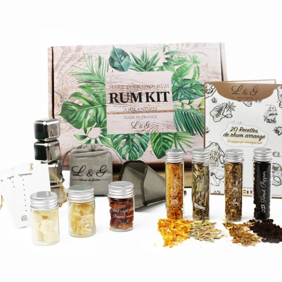 LOUISE & GASTON - Kit découverte aromatisation rhum arrangé