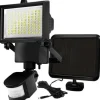 LUMI JARDIN - Projecteur solaire cooper black - h 22 cm - noir