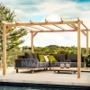 MADERLAND - Pergola en bois autoportante - modèle linares - 600 x 400 cm