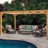 MADERLAND - Pergola en bois autoportante - modèle alicante - 300 x 300 cm