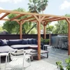 MADERLAND - Pergola en bois autoportante - modèle fuengirola - 300 x 300 cm