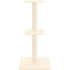 MAISON EXCLUSIVE - Arbre à chat avec griffoirs en sisal crème 73 cm