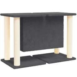 MAISON EXCLUSIVE - Arbre à chat avec griffoirs en sisal gris foncé 50 cm