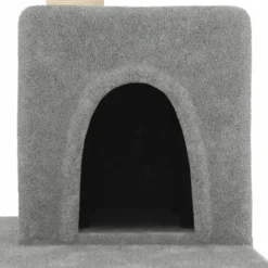 MAISON EXCLUSIVE - Arbre à chat avec griffoirs en sisal gris clair 123 cm