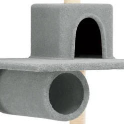 MAISON EXCLUSIVE - Arbre à chat avec griffoirs en sisal gris clair 168 cm