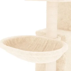 MAISON EXCLUSIVE - Arbre à chat avec griffoirs en sisal crème 83 cm