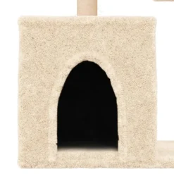 MAISON EXCLUSIVE - Arbre à chat avec griffoirs en sisal crème 86 cm
