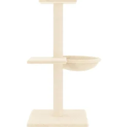MAISON EXCLUSIVE - Arbre à chat avec griffoirs en sisal crème 72 cm