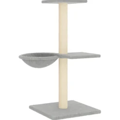 MAISON EXCLUSIVE - Arbre à chat avec griffoirs en sisal gris clair 72 cm