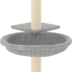 MAISON EXCLUSIVE - Arbre à chat avec griffoirs en sisal gris clair 72 cm