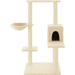 MAISON EXCLUSIVE - Arbre à chat avec griffoirs en sisal crème 95 cm