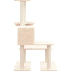MAISON EXCLUSIVE - Arbre à chat avec griffoirs en sisal crème 94,5 cm