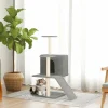 MAISON EXCLUSIVE - Arbre à chat avec griffoirs en sisal gris clair 109 cm