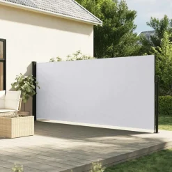 MAISON EXCLUSIVE - Auvent latéral rétractable blanc 170x300 cm
