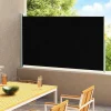 MAISON EXCLUSIVE - Auvent latéral rétractable de patio 220x300 cm noir