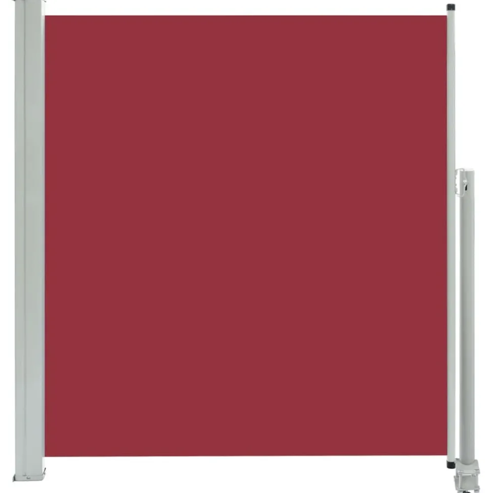 MAISON EXCLUSIVE - Auvent latéral rétractable de patio 140 x 300 cm rouge