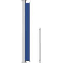 MAISON EXCLUSIVE - Auvent latéral rétractable de patio 200x500 cm bleu