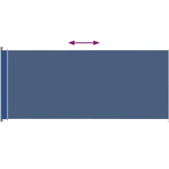 MAISON EXCLUSIVE - Auvent latéral rétractable de patio 200x500 cm bleu