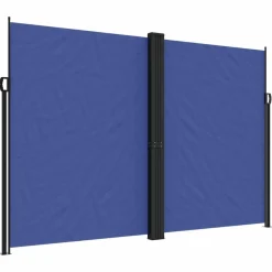 MAISON EXCLUSIVE - Auvent latéral rétractable bleu 220x1200 cm