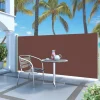 MAISON EXCLUSIVE - Auvent latéral rétractable de patio 140x300 cm marron