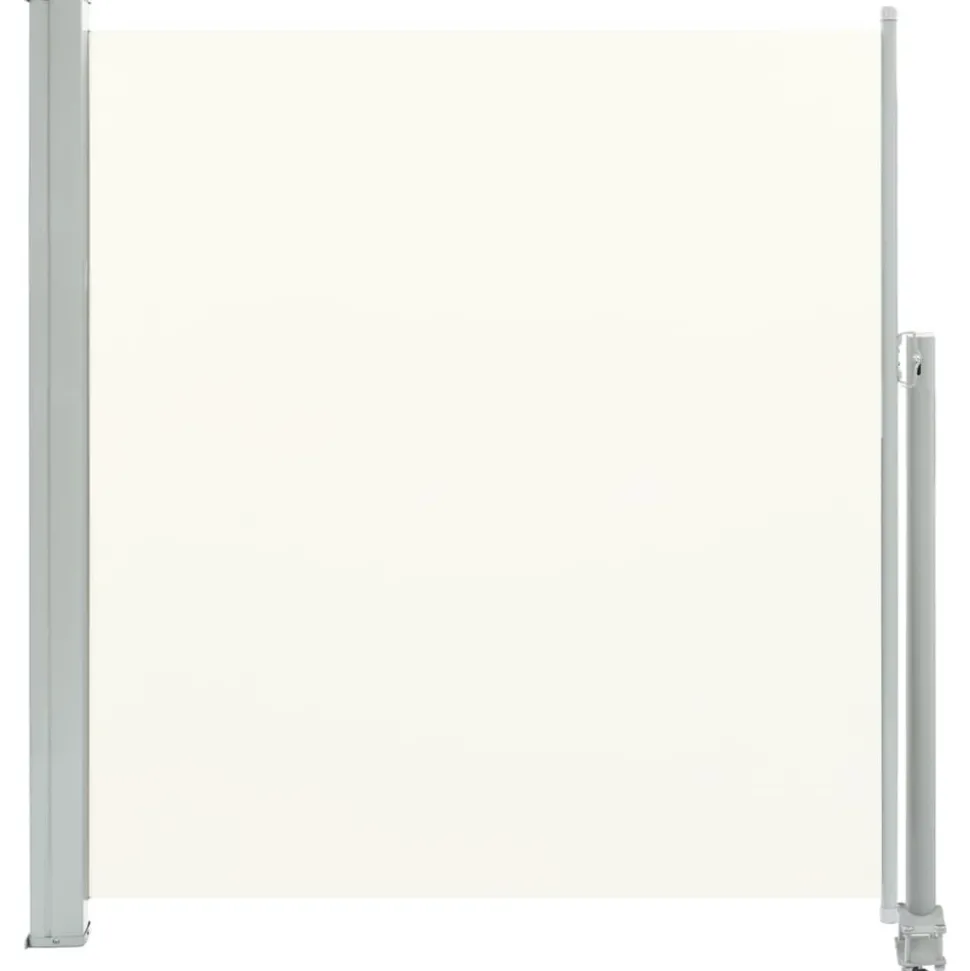MAISON EXCLUSIVE - Auvent latéral rétractable de patio 140 x 300 cm blanc cassé