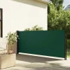 MAISON EXCLUSIVE - Auvent latéral rétractable vert foncé 140x600 cm
