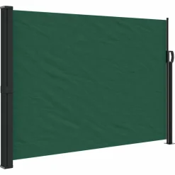 MAISON EXCLUSIVE - Auvent latéral rétractable vert foncé 140x600 cm