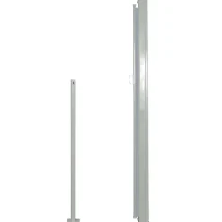 MAISON EXCLUSIVE - Auvent latéral rétractable de patio 160 x 300 cm gris