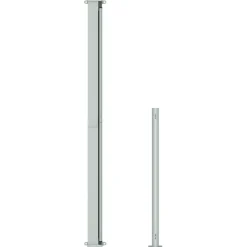 MAISON EXCLUSIVE - Auvent latéral rétractable de patio 180x300 cm rouge