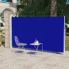 MAISON EXCLUSIVE - Auvent latéral rétractable de patio 160x300 cm bleu