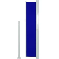 MAISON EXCLUSIVE - Auvent latéral rétractable de patio 160x300 cm bleu