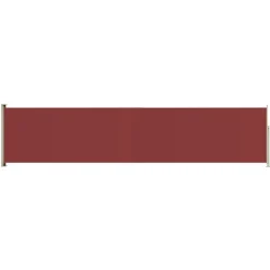 MAISON EXCLUSIVE - Auvent latéral rétractable de patio 140x600 cm rouge