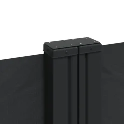 MAISON EXCLUSIVE - Auvent latéral rétractable noir 200x1200 cm