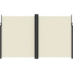 MAISON EXCLUSIVE - Auvent latéral rétractable crème 200x1200 cm