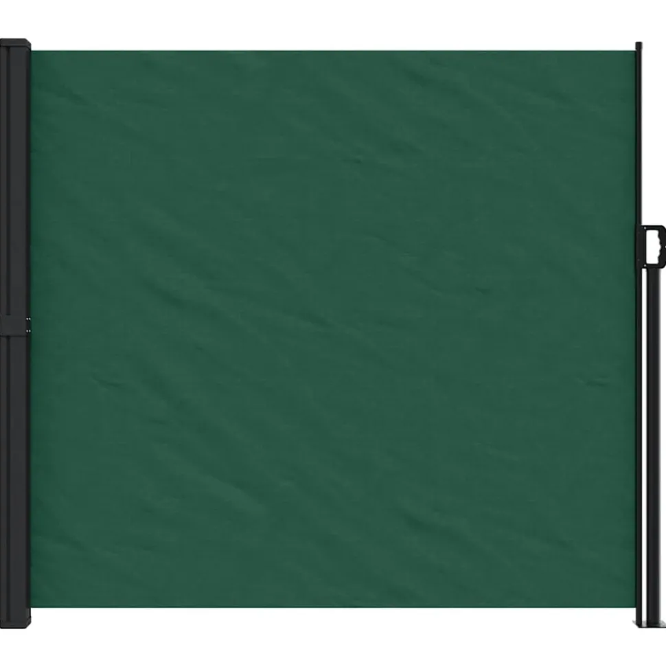 MAISON EXCLUSIVE - Auvent latéral rétractable vert foncé 180x600 cm