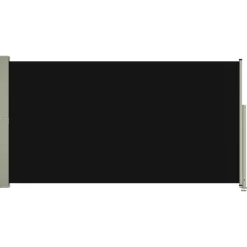MAISON EXCLUSIVE - Auvent latéral rétractable de patio 160x300 cm noir