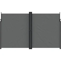MAISON EXCLUSIVE - Auvent latéral rétractable anthracite 200x1200 cm