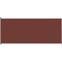 MAISON EXCLUSIVE - Auvent latéral rétractable de patio 220x500 cm marron