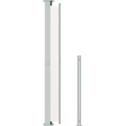 MAISON EXCLUSIVE - Auvent latéral rétractable de patio 220x300 cm crème