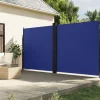 MAISON EXCLUSIVE - Auvent latéral rétractable bleu 200x1200 cm