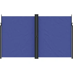 MAISON EXCLUSIVE - Auvent latéral rétractable bleu 200x1200 cm