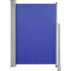 MAISON EXCLUSIVE - Auvent latéral rétractable de patio 120x300 cm bleu