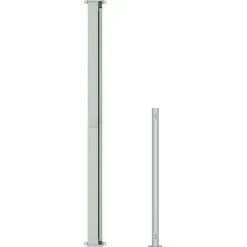 MAISON EXCLUSIVE - Auvent latéral rétractable de patio 200x300 cm noir