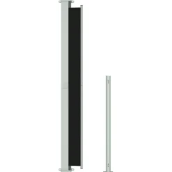 MAISON EXCLUSIVE - Auvent latéral rétractable de patio 200x300 cm noir