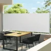 MAISON EXCLUSIVE - Auvent latéral rétractable de patio 160x600 cm crème